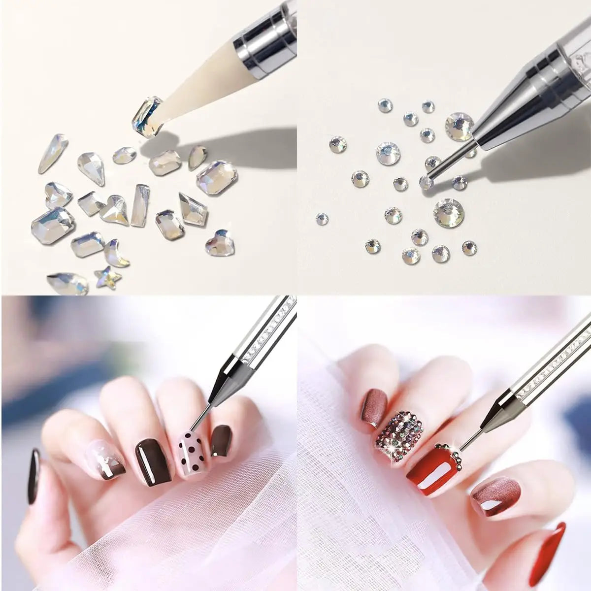 7/11Pcs Uv Gel Nail Brush Set, Poly Extension Gel Brush, Nail Art Tips Builder Brush Nail Painting Brush Pen Set